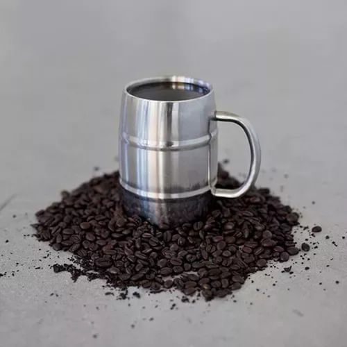 Copo De Aço Inoxidável, Xícara De Barril, Café, Cerveja 450
