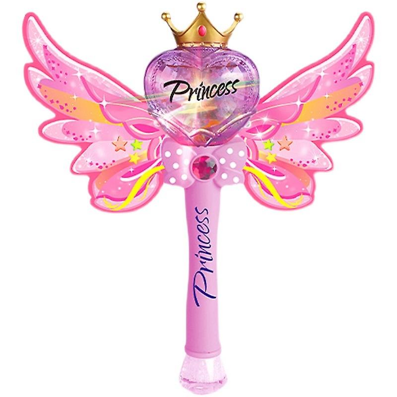 Bolha Elétrica Das Crianças Brinquedo Princesa Varinha Mágica Roxo Pe