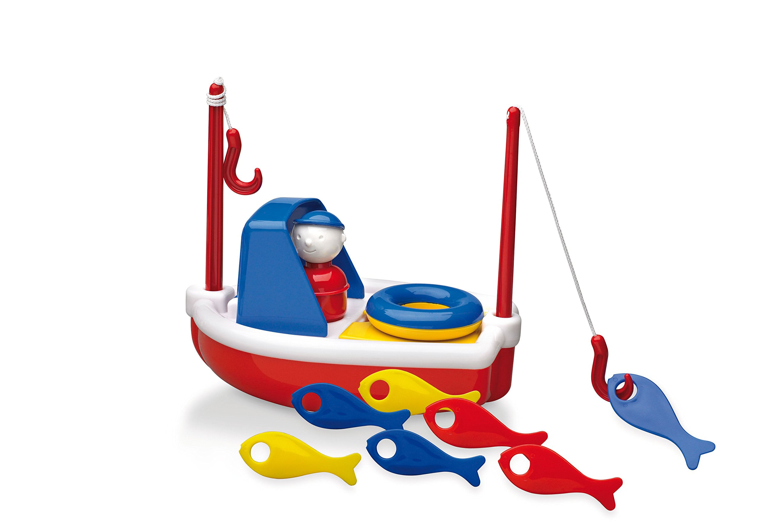Barco De Pesca De Brinquedo Galt Ambi Toys Modelo 31178 Para Crianças A Partir De 2 Anos