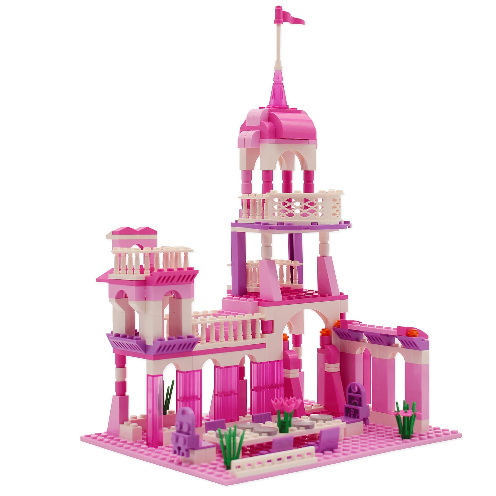 Conjunto De Blocos De Construção Interest Monkey Princess Castle 274 Unidades
