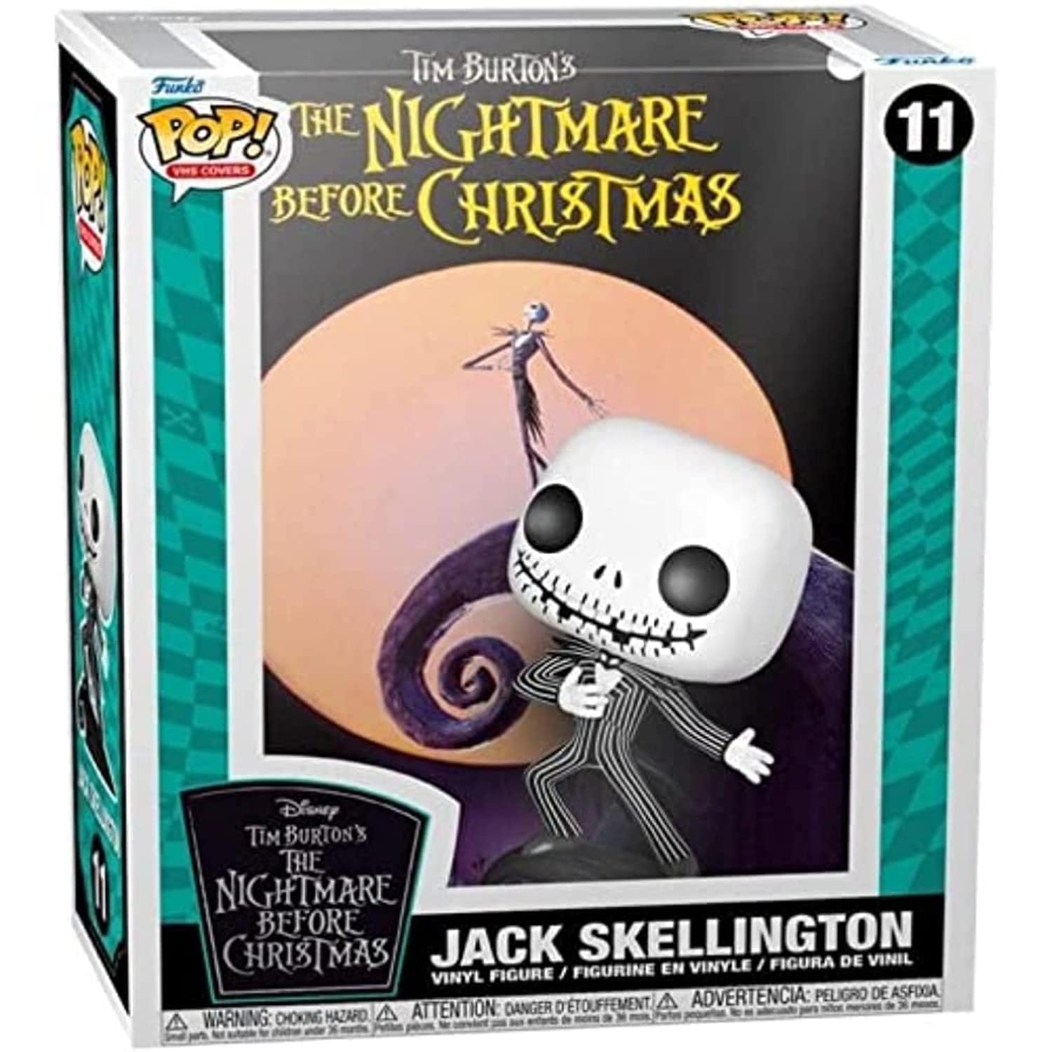 Boneco Colecionável Funko Pop! Capa Em Vhs Disney Nightmare