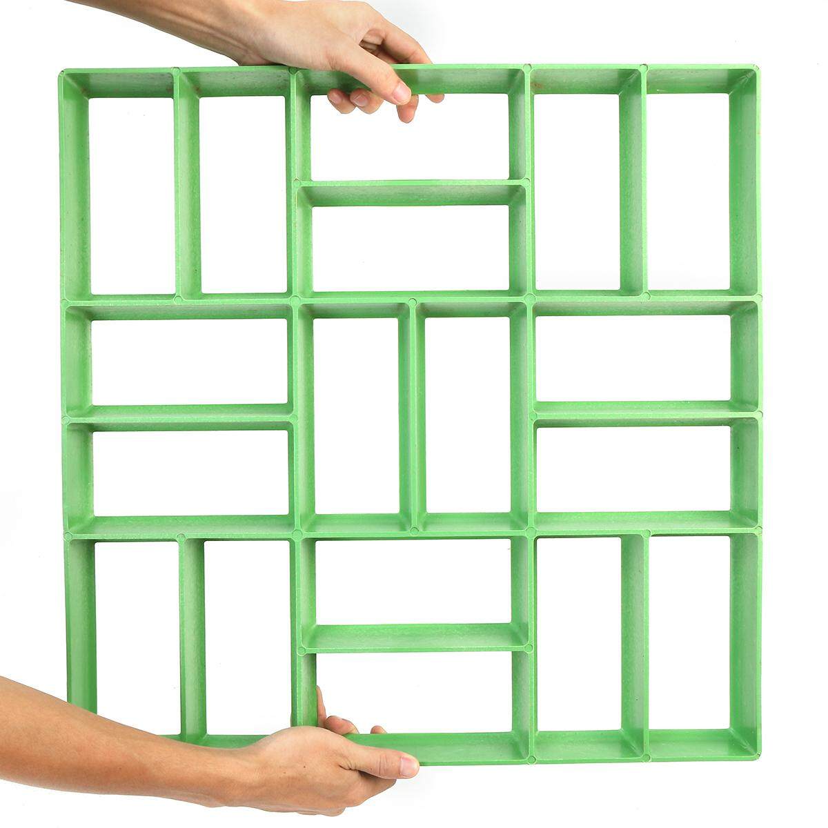 Diy Pave Maker Molde Plástico Jardim Pedra Calçada Pavimento