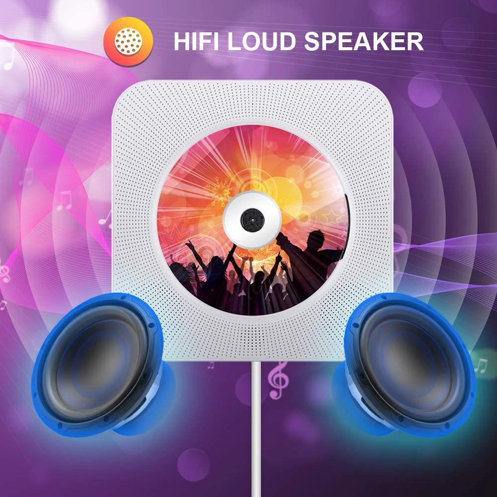 Suporte De Parede Para Leitor De Cd Com Fm