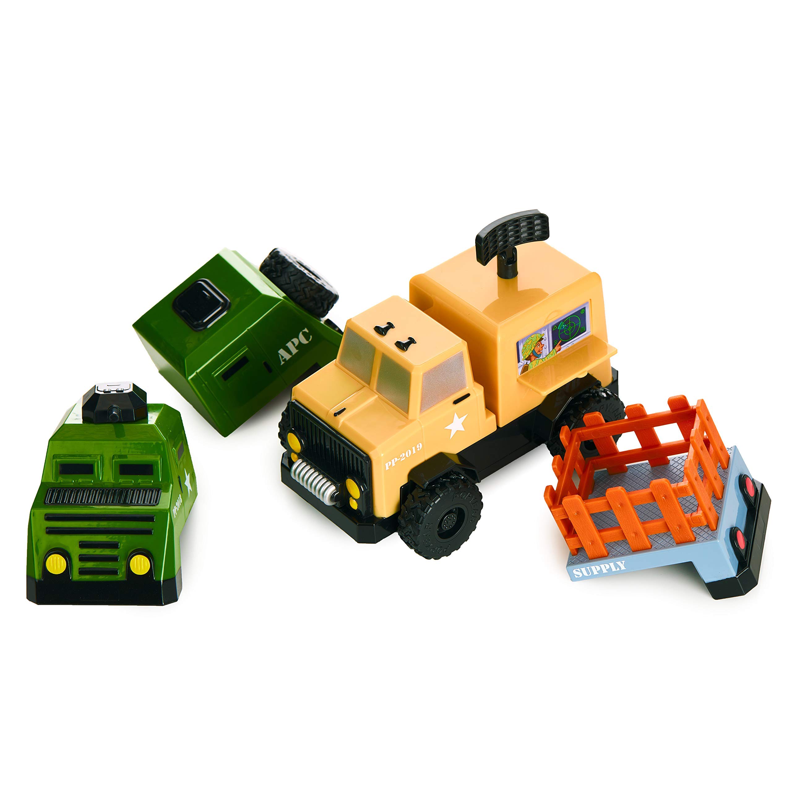 Conjunto De Brinquedos Popular Playthings Magnetic Build A Truck Special Forces