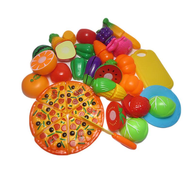 Conjunto De Brinquedos De 24 Peças, Conjunto De Pizza Cortad