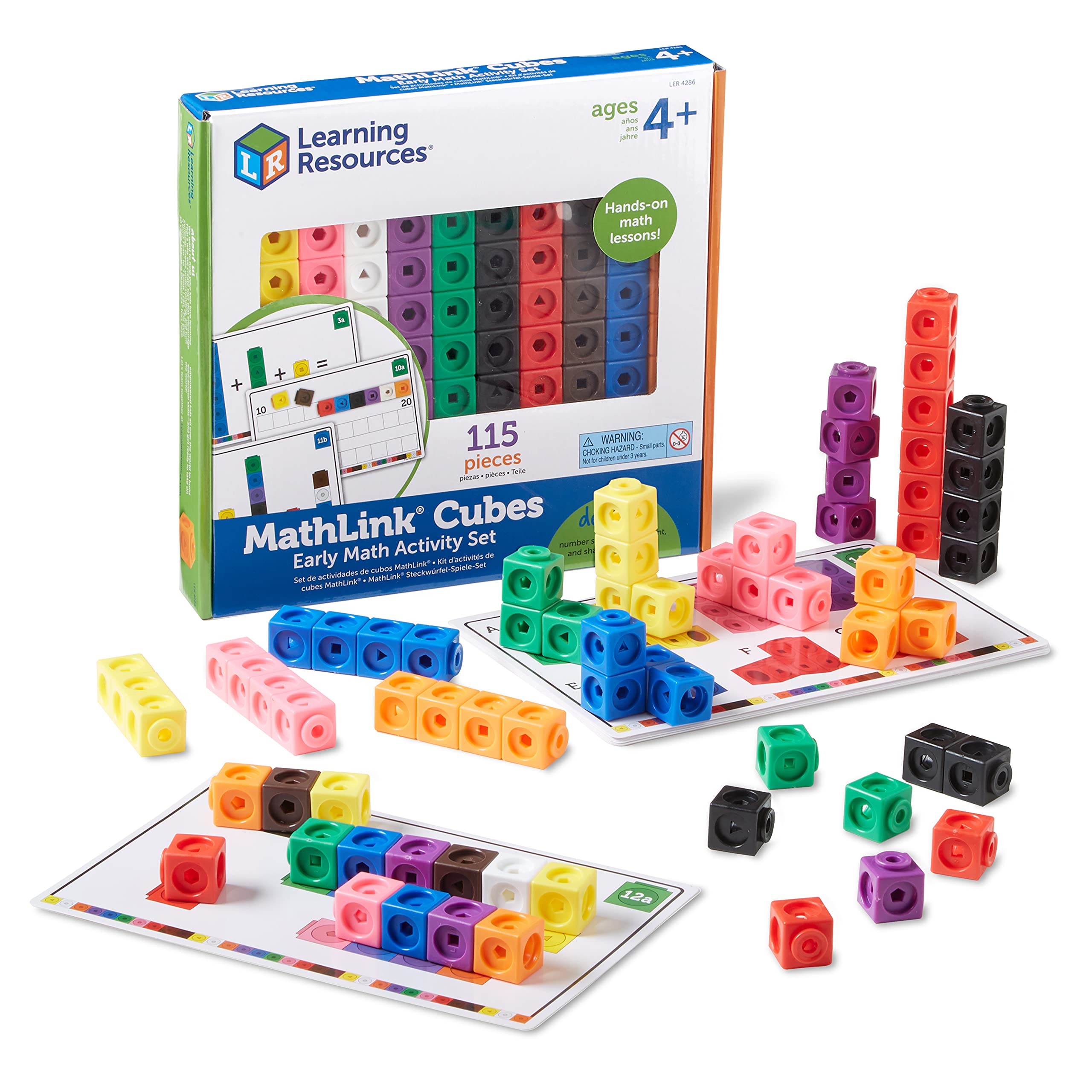 Recursos De Aprendizagem Do Mathlink Cubes Early Math Activity Set