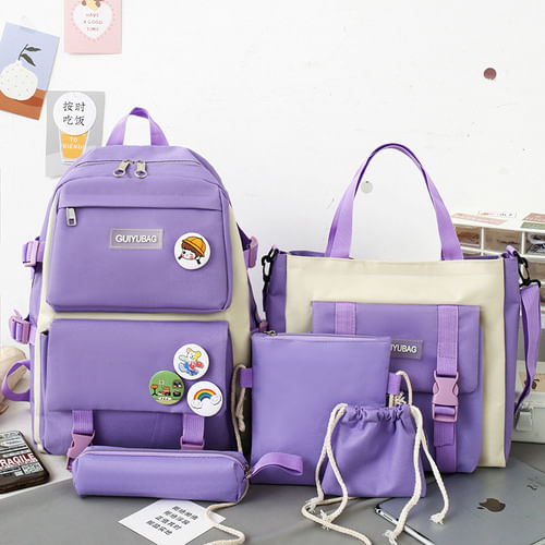 Estudante Mochila Fofa Fresca Menina De Grande Capacidade