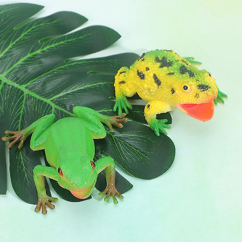 4 Peças De Modelos Simulados Fun Prank Toys Plastic Toad Toy - Carrefour