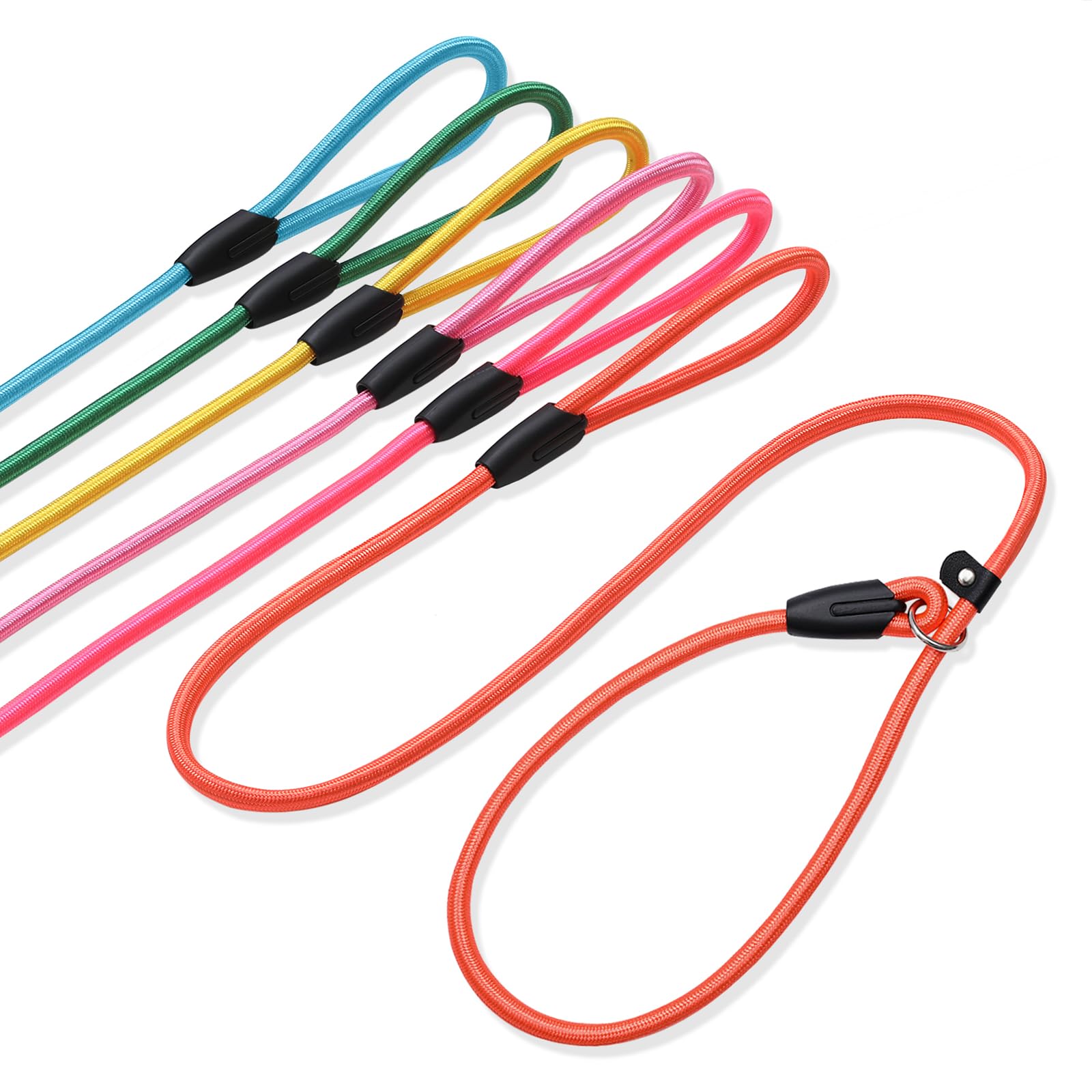 Coleira De Cachorro Slip Lead Fovrlzse Para Cães Pequenos, Médios E Grandes X6