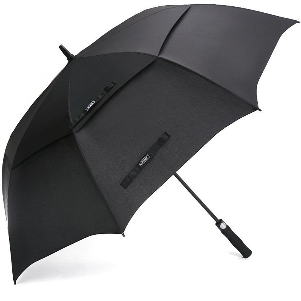 Guarda-chuva De Golfe G4free Automatic Open 157 Cm Impermeável Preto