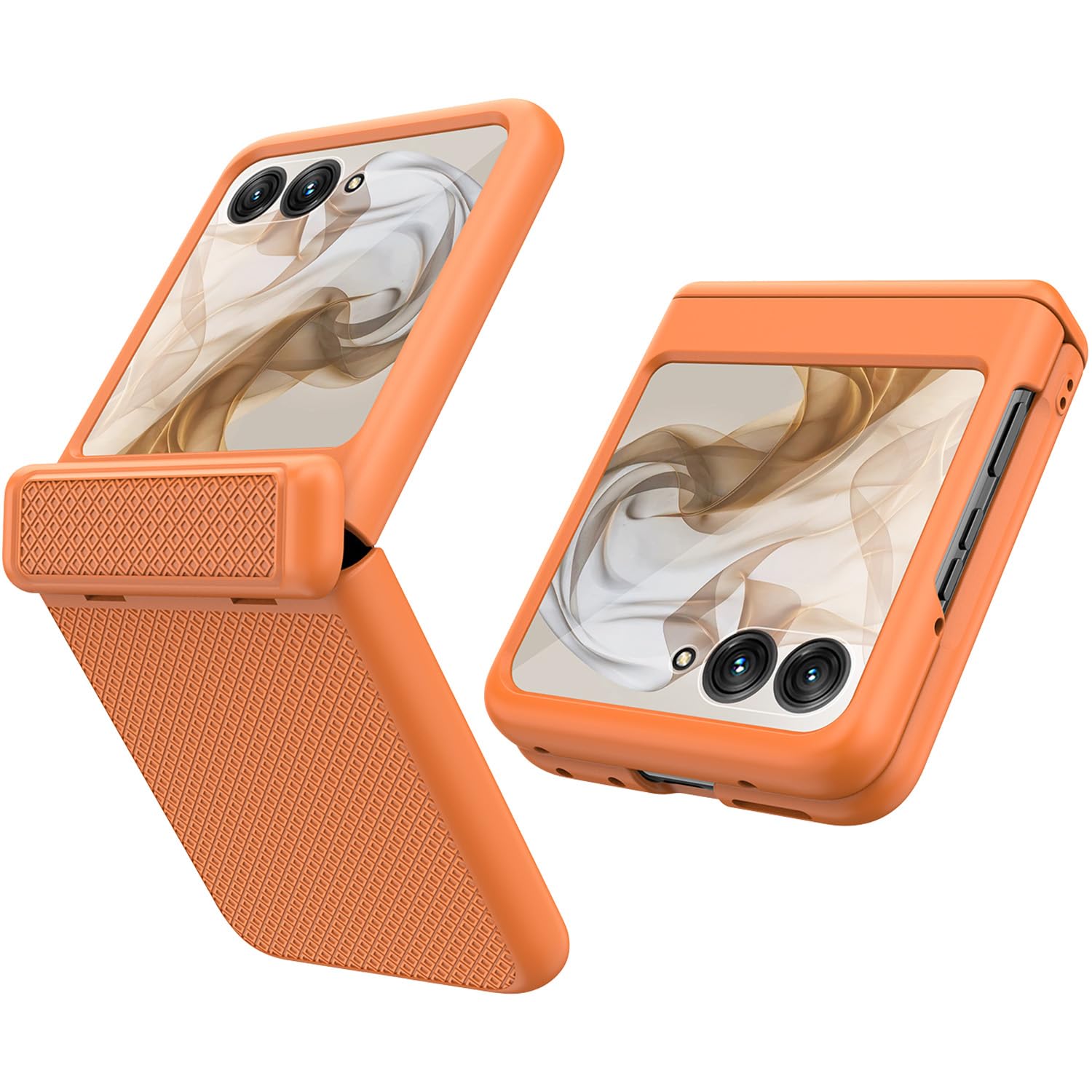 Capa De Celular Miimall Slim Fit Para Motorola Razr 2024 Orange