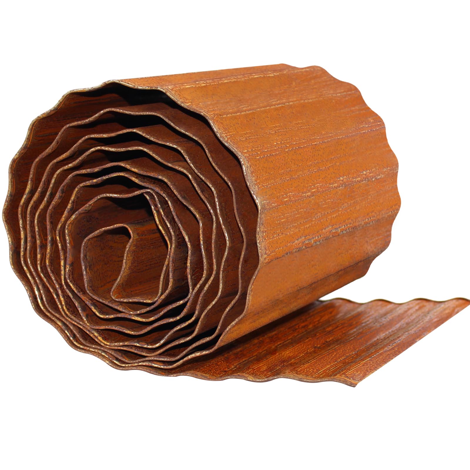 Garden Edging Meyoppm Ferro Galvanizado Corrugado De 3 X 6m