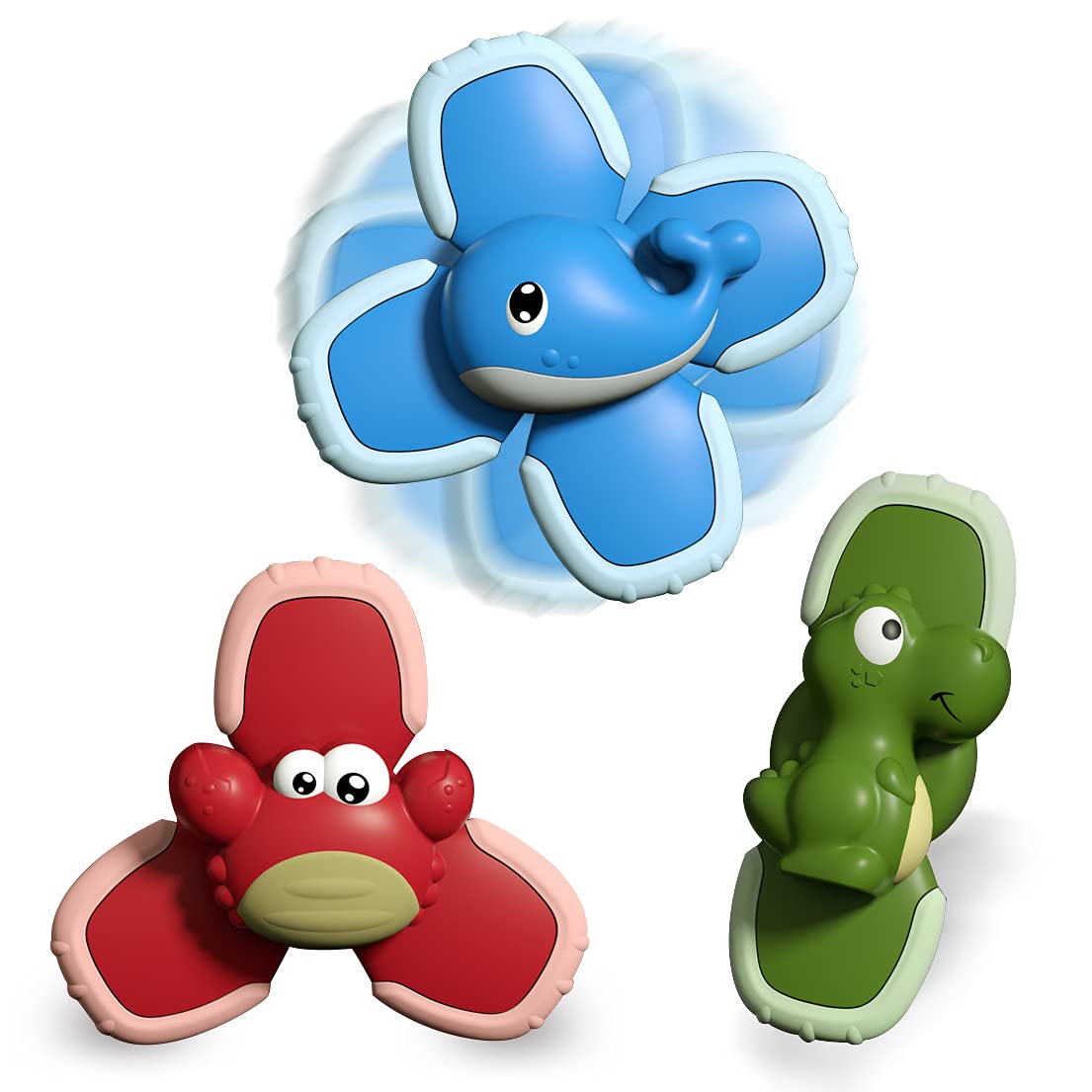 Suction Spinner Top Toys Kingou Para Crianças Baby Finger