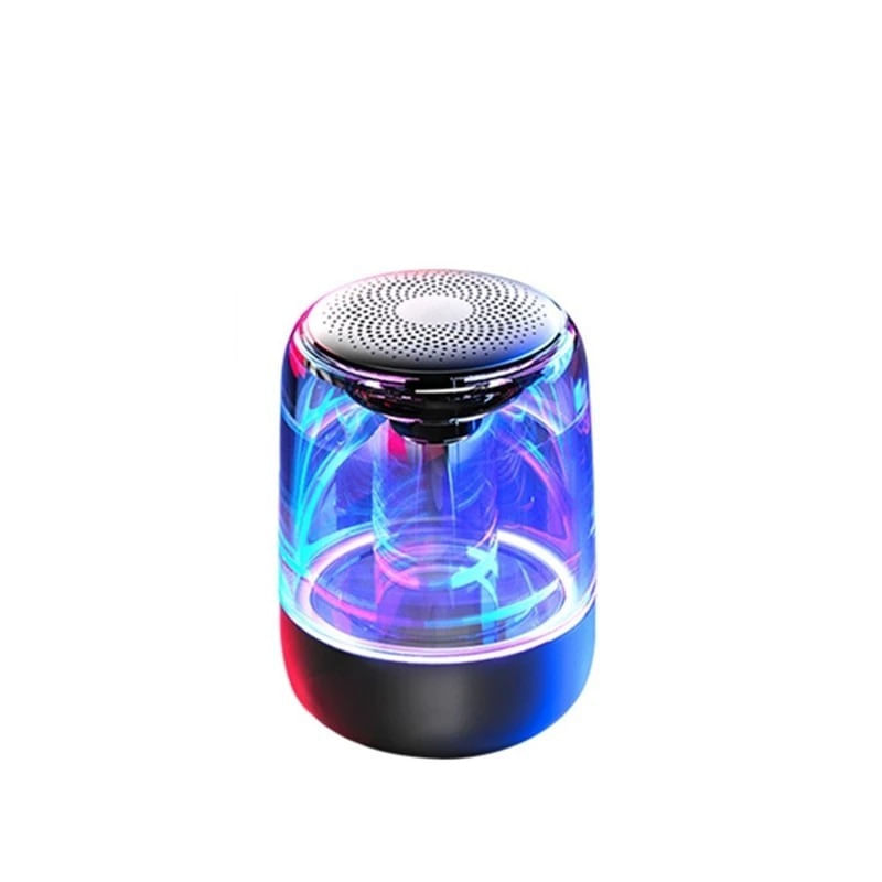 Alto-falante Bluetooth Genérico Mini Portable Com Luzes Led Pretas