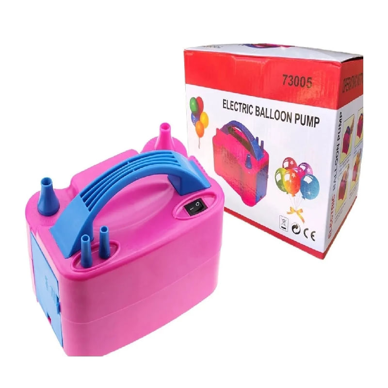 Inflador De Balão Elétrico Genérico Com 2 Injetores 600w