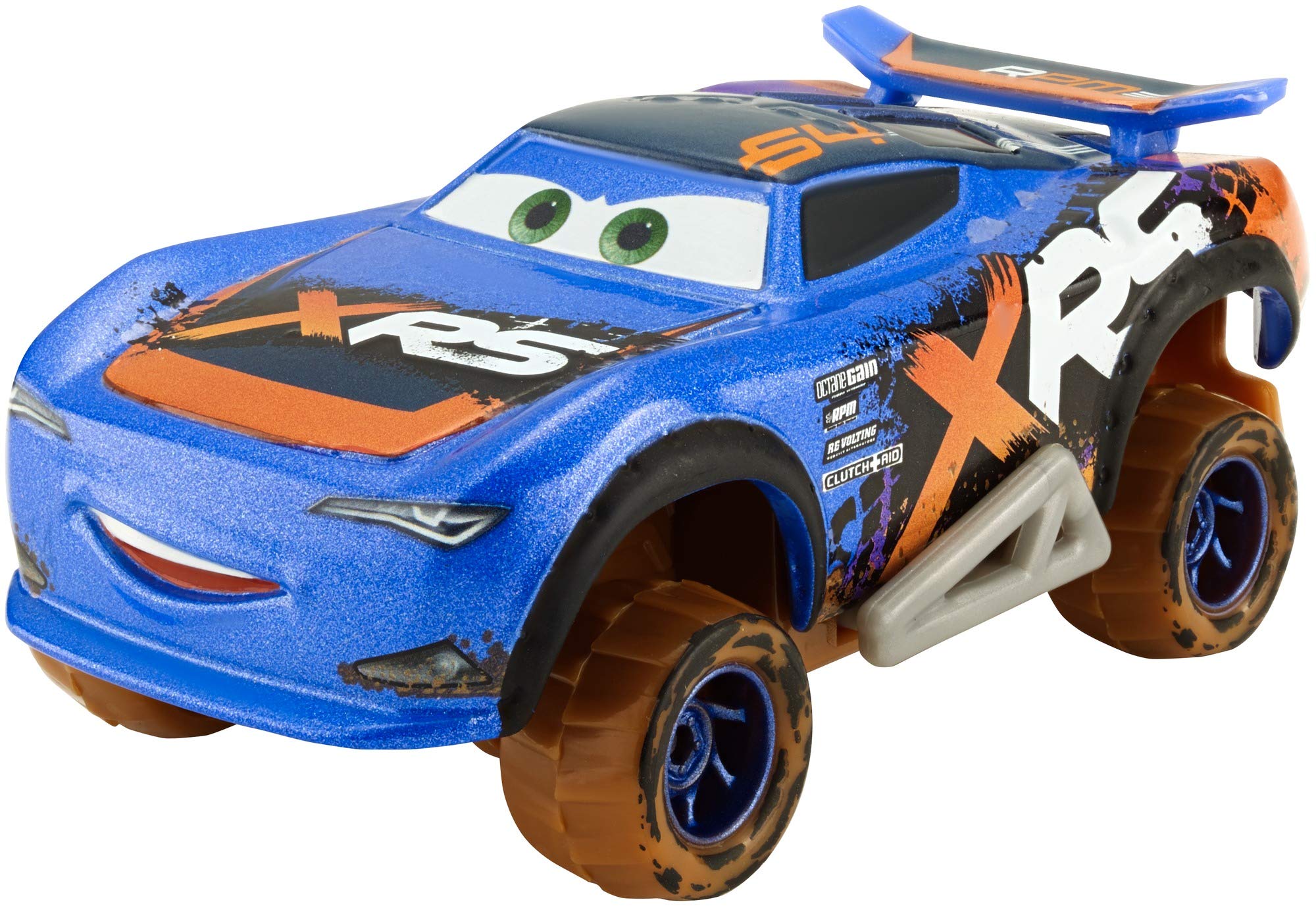 Carros De Brinquedo Disney Pixar Xrs Mud Racing Rpm Em Escala 1:55
