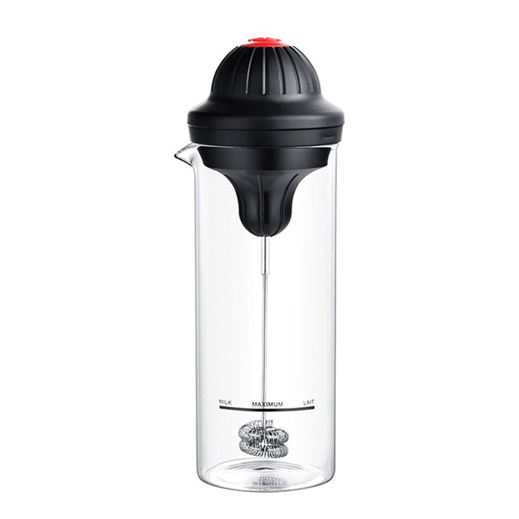 Milk Frother Leite Elétrico Frother Com Bigode De Espuma Dupla