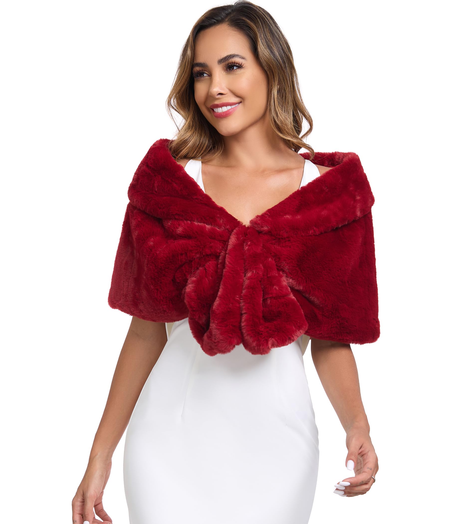 Lenço De Casamento De Noiva De Inverno Shawl Wrap Stole Shrug