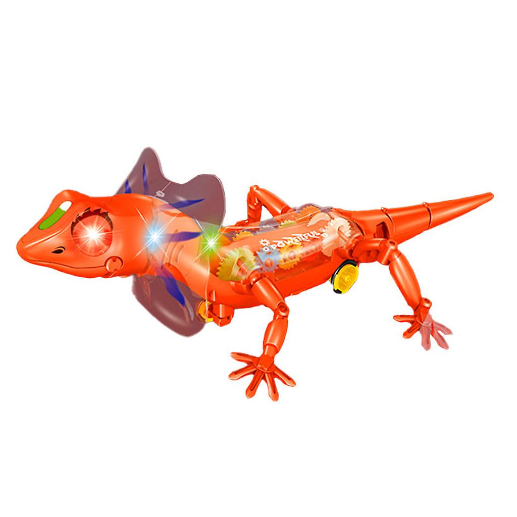 Developmental Electro Mechanical Lizard Baby Toys Battery Op
