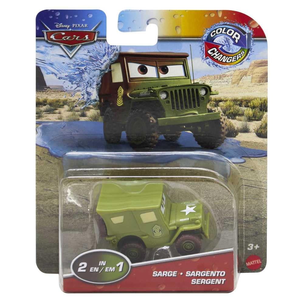 Carros De Brinquedo Mattel Disney Cars Color Changers 2023 Sarge