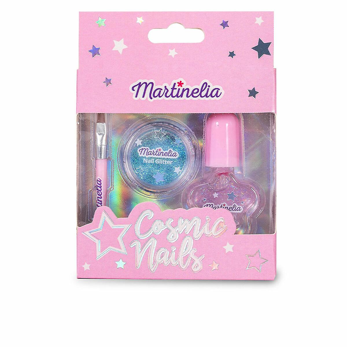 Conjunto De Maquiagem Infantil Martinelia Cosmic Nails 3 Peç