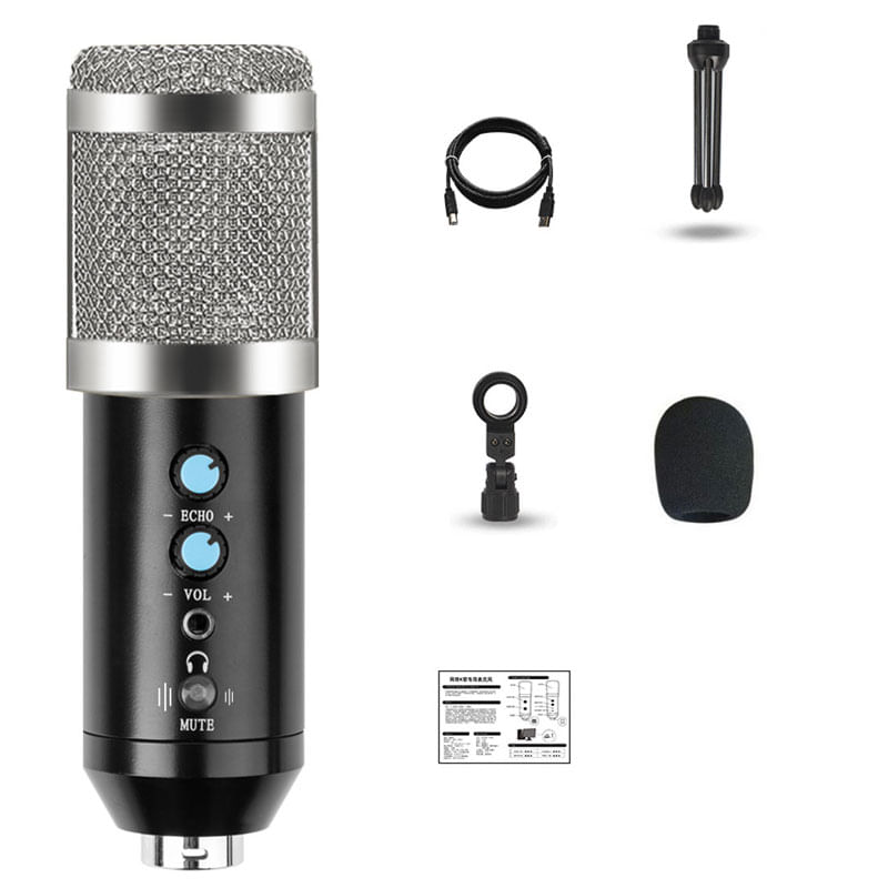 Kit De Microfone Condensador Microfone De Estúdio Bm858