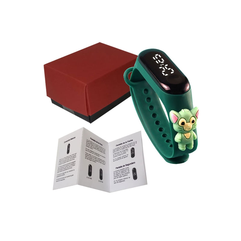 Relógio Digital Infantil Com Figuras Para Meninos E Meninas