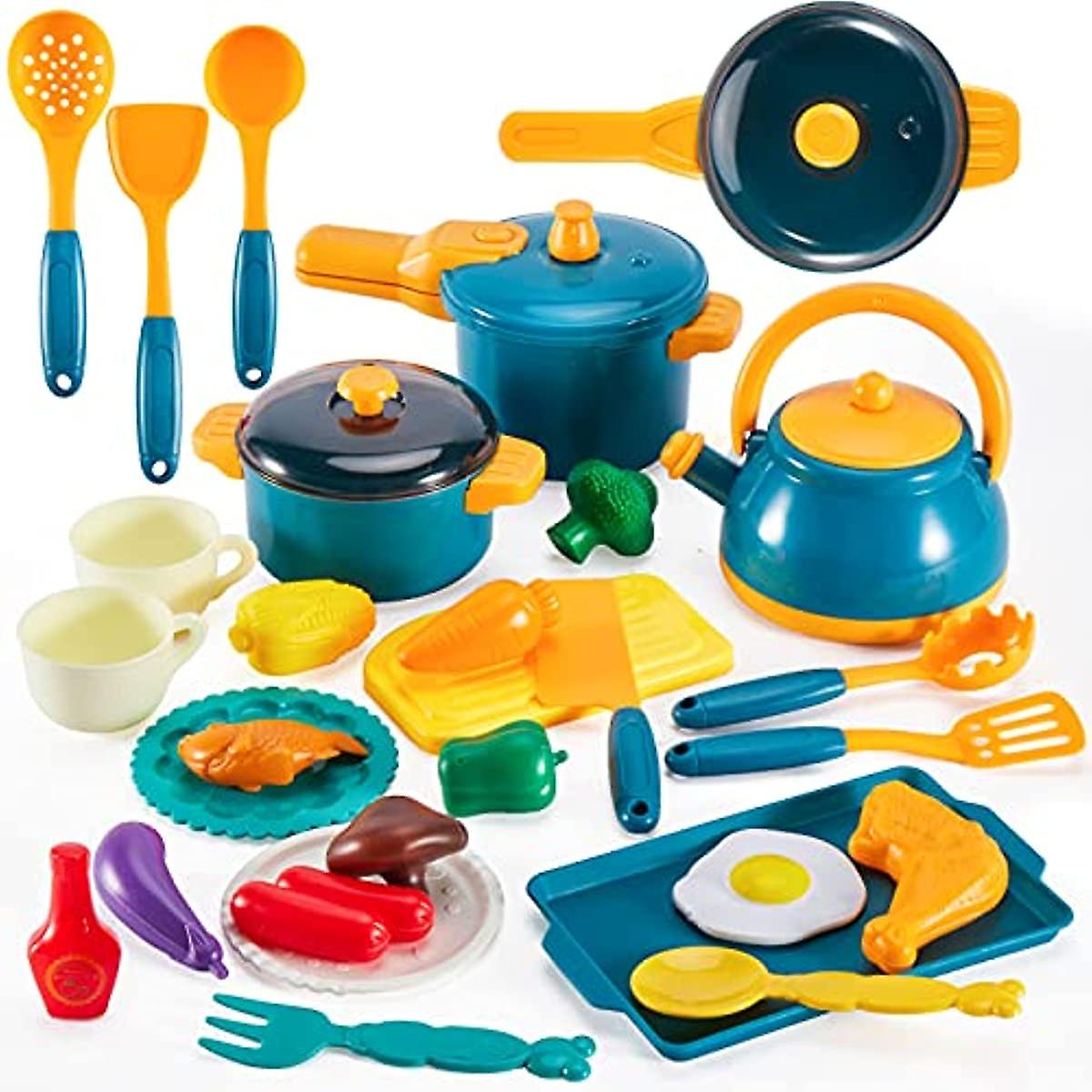 Kids Kitchen Play Food Accessories Utensílios De Cozinha Bri