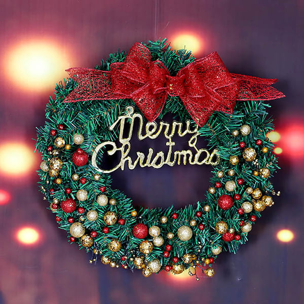 Árvores De Natal E Decorações Coroa De Natal Flor Deco