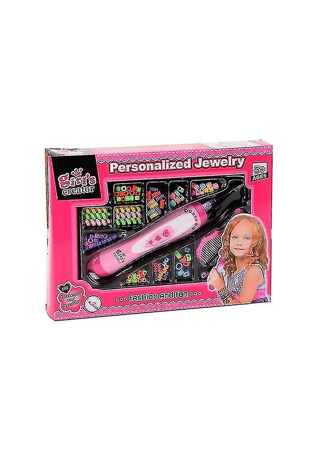 Kit De Tecido E Miçangas De Cabelo De Brinquedo