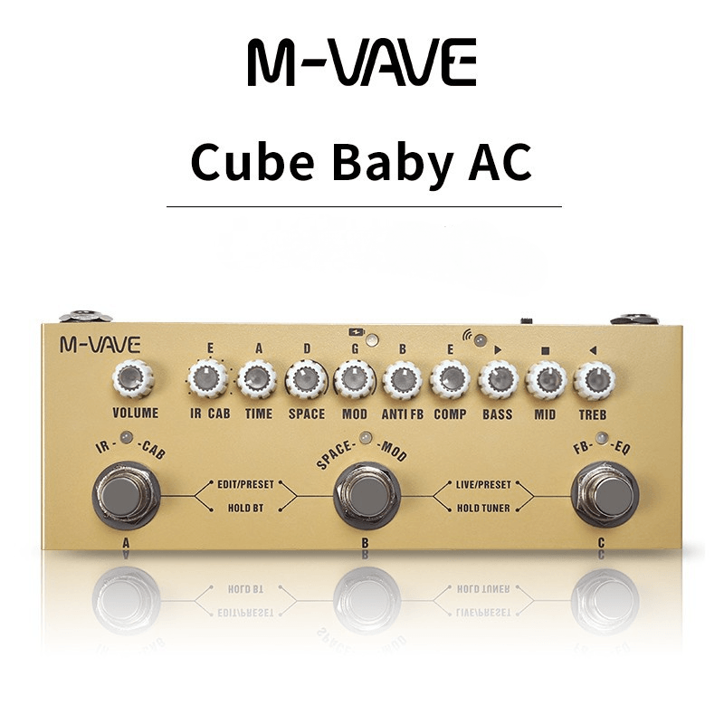 M-vave Cube Beb Delay Multi Pedal De Efeitos Para Guitarra