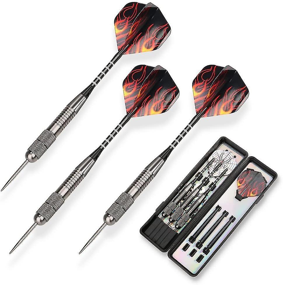 3 Pacote De Dardos De Aço Conjunto De Tungstênio 26 Gramas Com Eixo De Alumínio