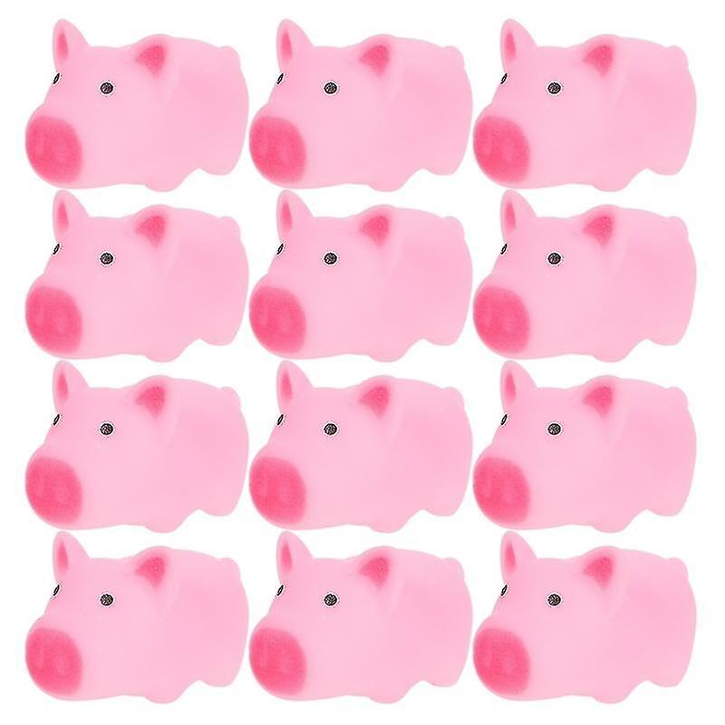 20 Peças De Brinquedo Simulation Pig Squeeze Stress Relief P