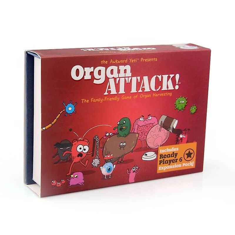 Human Organ Attack Card Party Multiplayer Jogo De Tabuleiro Casual