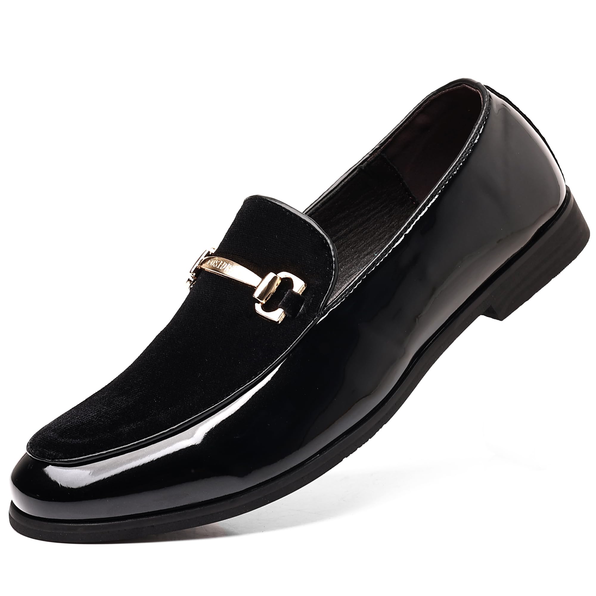 Sapatos Cosidram, Moda Casual, Veludo, Couro, Mocassins Masculinos, Pretos