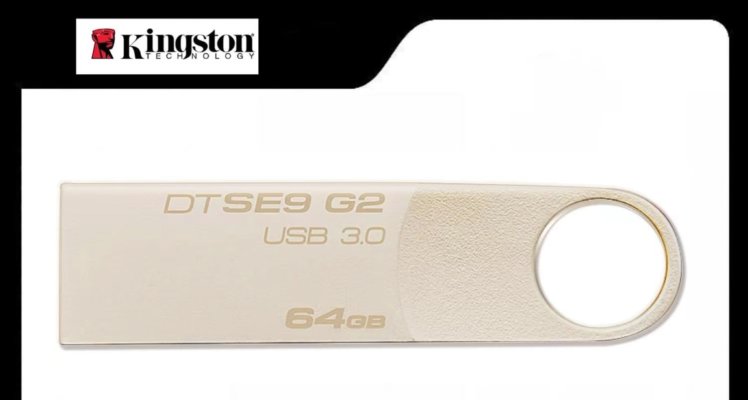 Kingston Usb3.0 64g Dtse9 G2 De Alta Velocidade