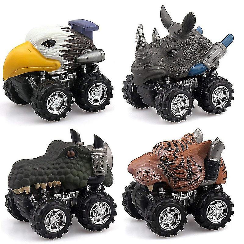 Mini Carro De Brinquedo Modelo Dinossauro, Presente Na Parte
