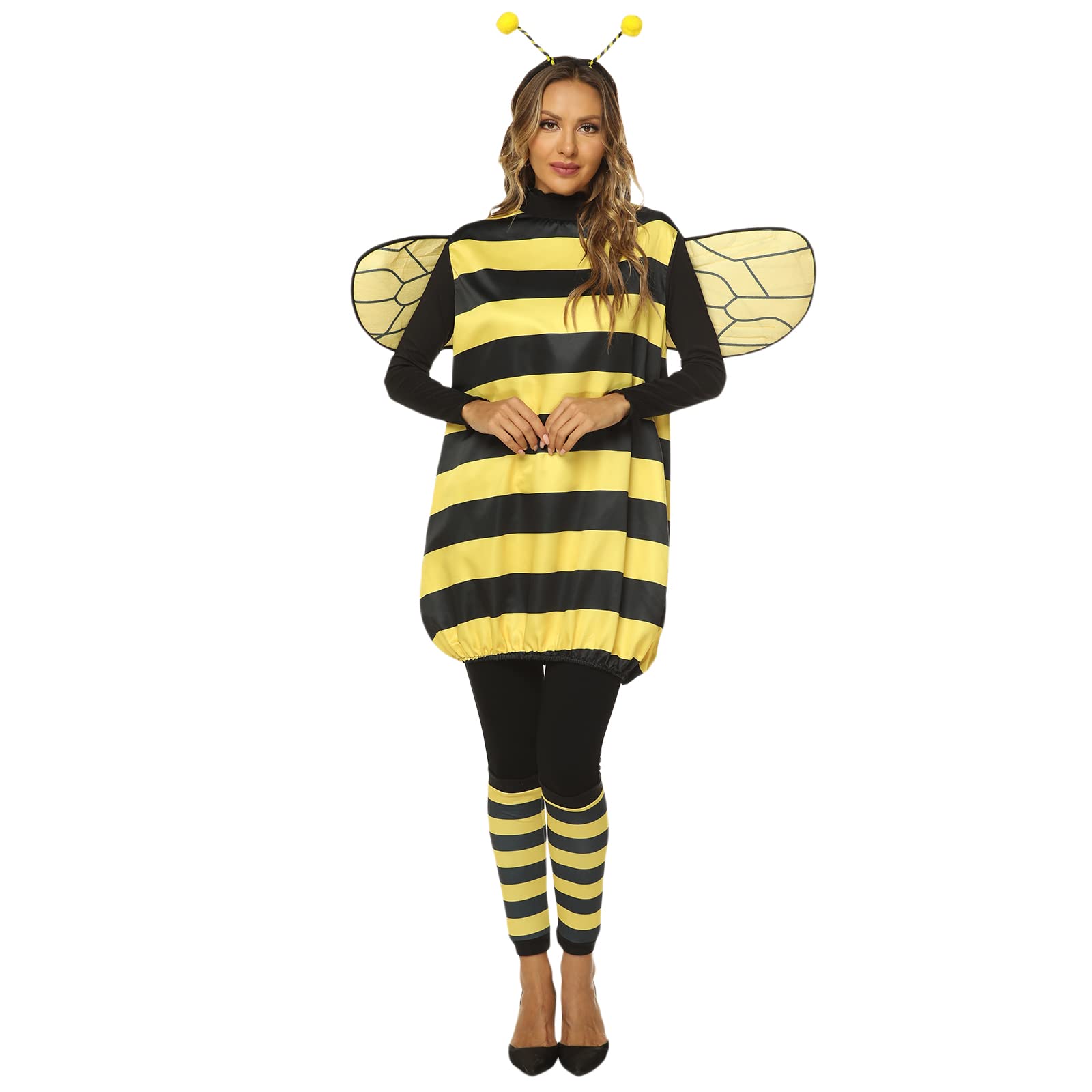 Fantasia Pmiys Bumble Bee Para Mulheres, Cosplay De Halloween, Tamanho Gg