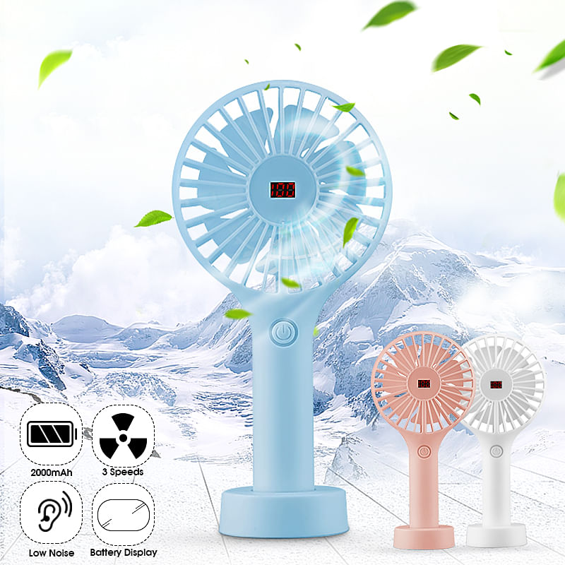 Ventilador De Mesa Nanum Mini Com Tela Portátil E Vertical
