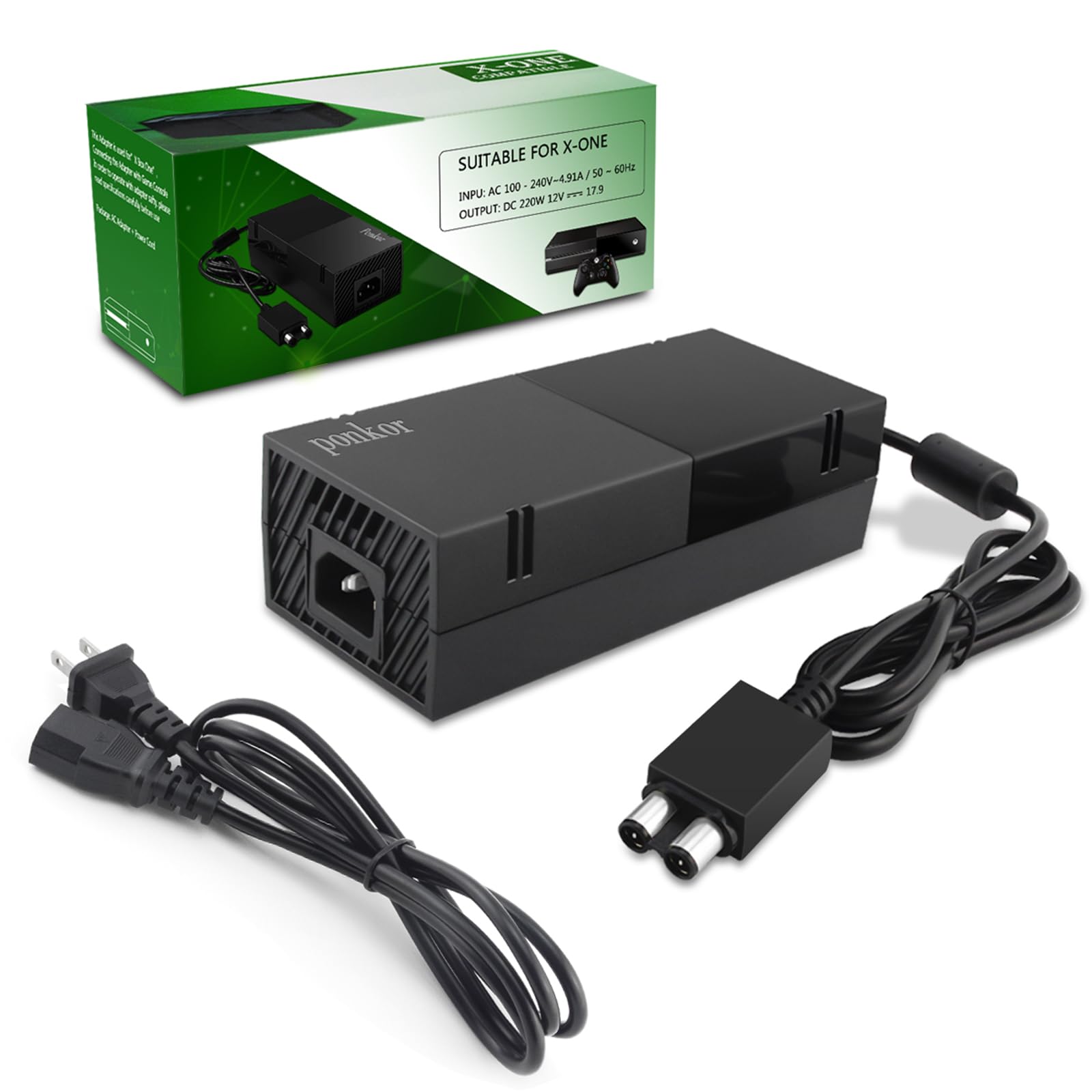 Fonte De Alimentação Ponkor Para Xbox One 220w 100-240v Com Cabo Ac