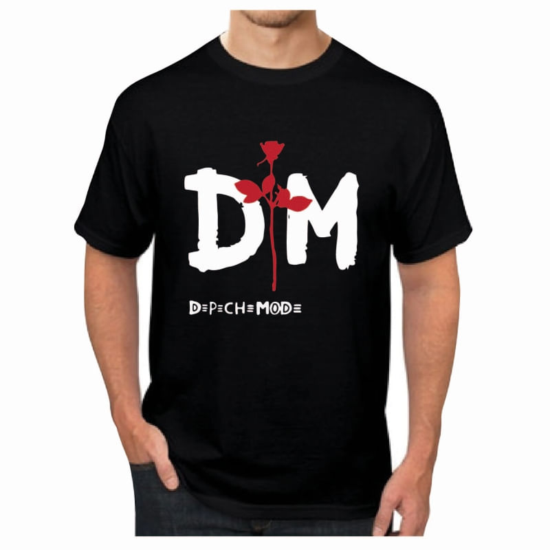 Camiseta Da Banda Britânica Depeche Mode Enjoy The Silence