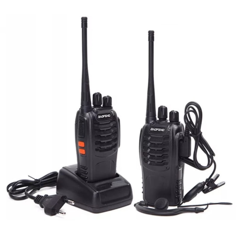 Transmissor De Rádio Walkie Talkie Baofeng Bf-888s (pacote Com 2)