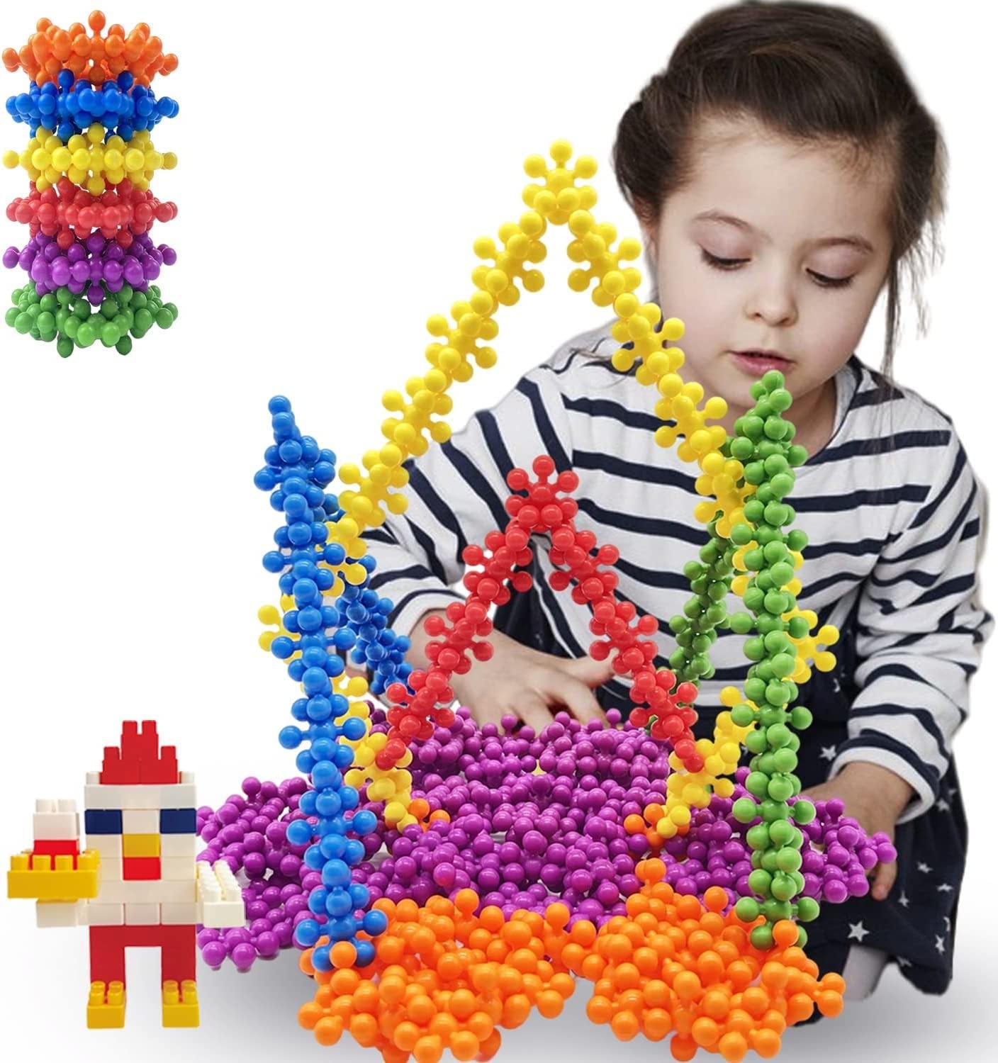 Building Toys Dieder Bristle Blocks 335 Unidades Para Crianças A Partir De 3 Anos