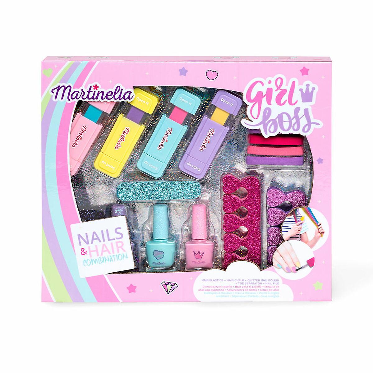 Conjunto De Maquiagem Infantil Martinelia Girl Boss Nail &amp; H