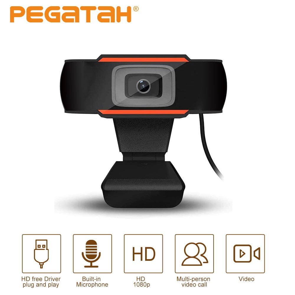 Webcam Pegatah U2-b-1080p Full Hd 1080p 30 Fps Com Microfone