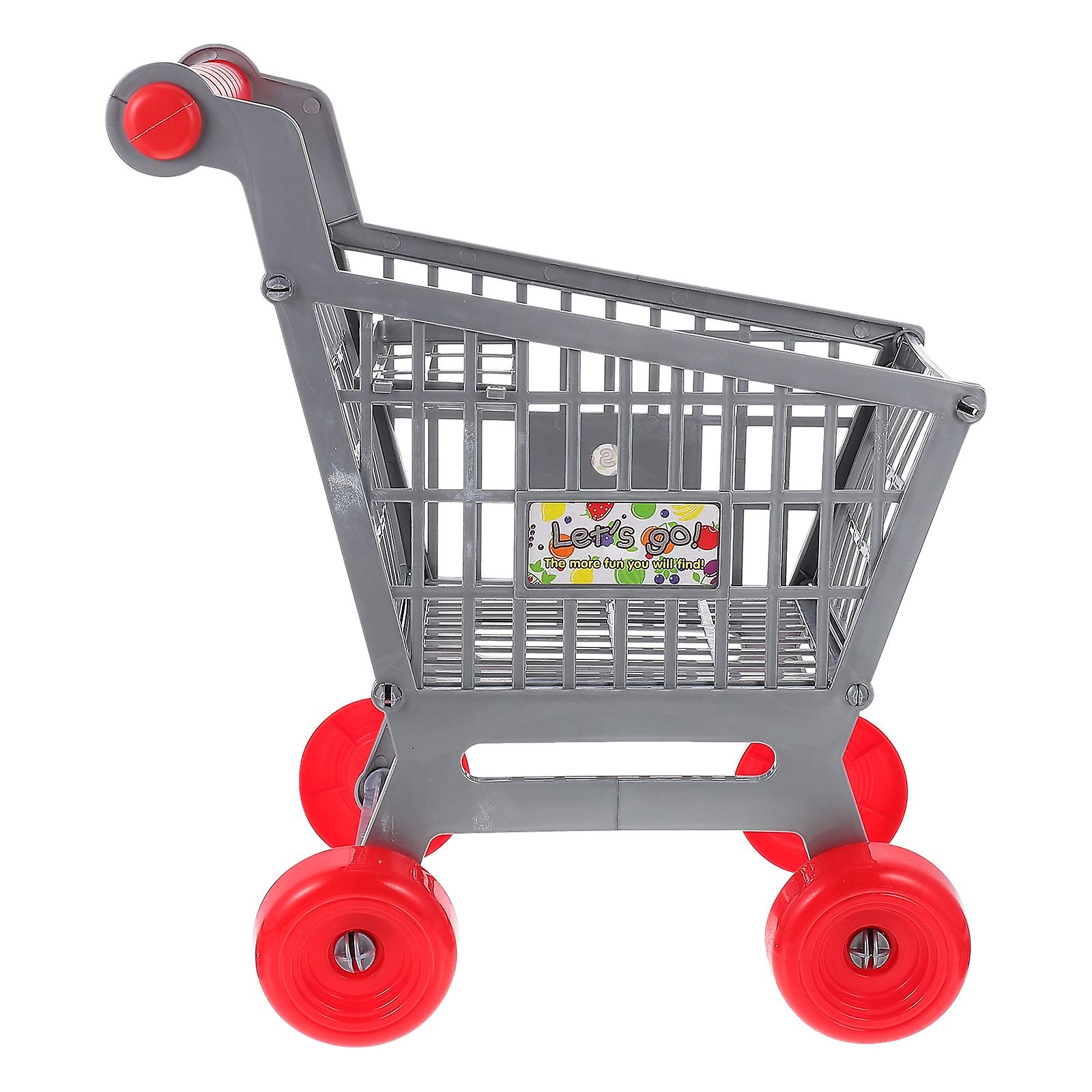 Mini Carrinho De Compras Kids Simulation Supermarket Hand Tr