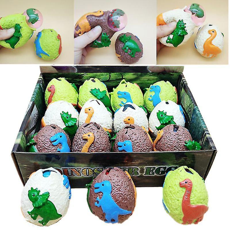 Surprise Dinosaur Eggs Anti Stress Grape Ball Squeeze Relief