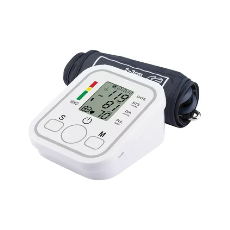 Monitor De Pressão Arterial Digital Braço Lcd Automático