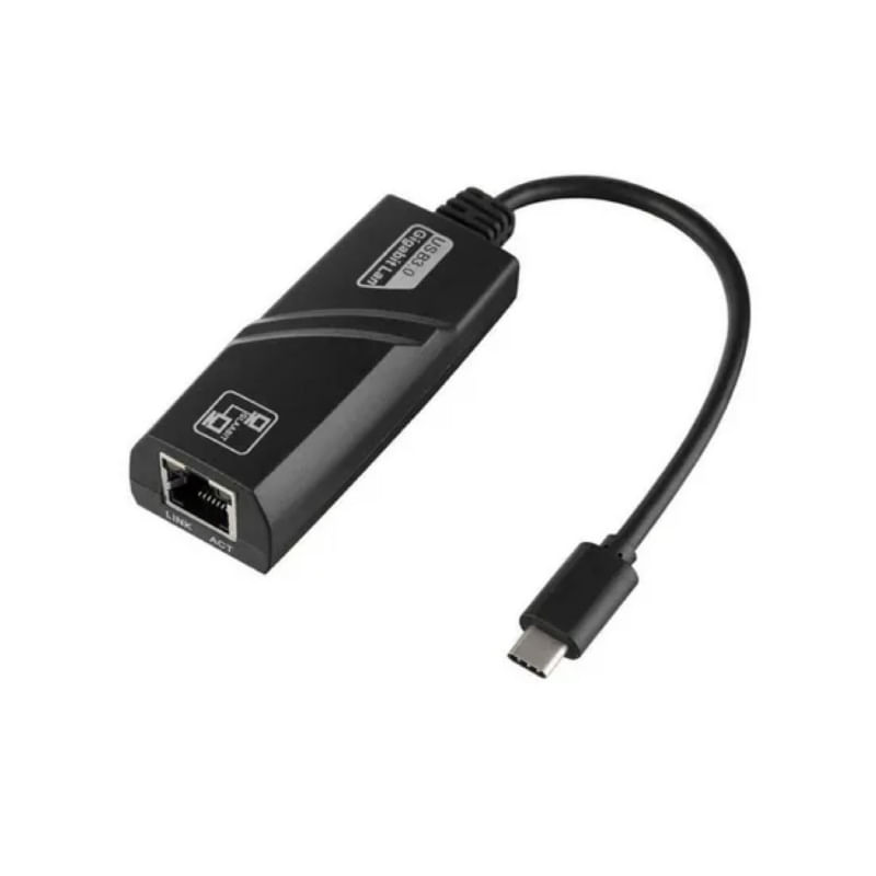 Adaptador De Placa De Rede Usb C Lan Ethernet Gigabit 1000mbps