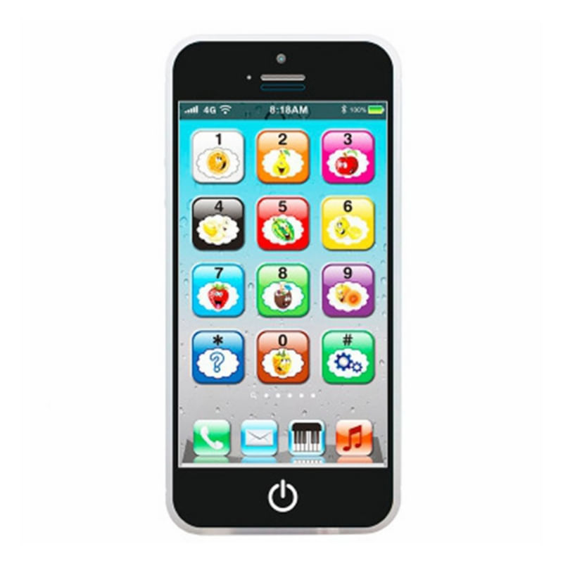 Brinquedo Educacional, Educação Infantil, Telefone Celular Com Tela De Toque